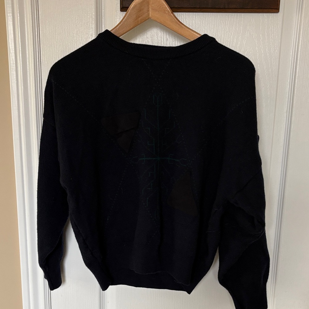 Unisex  Black Crewneck Sweater
